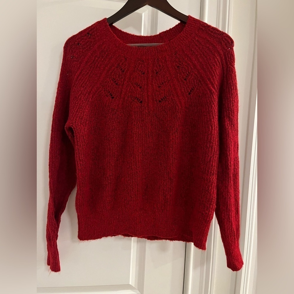 Knox Rose women’s sweater Sz. S red